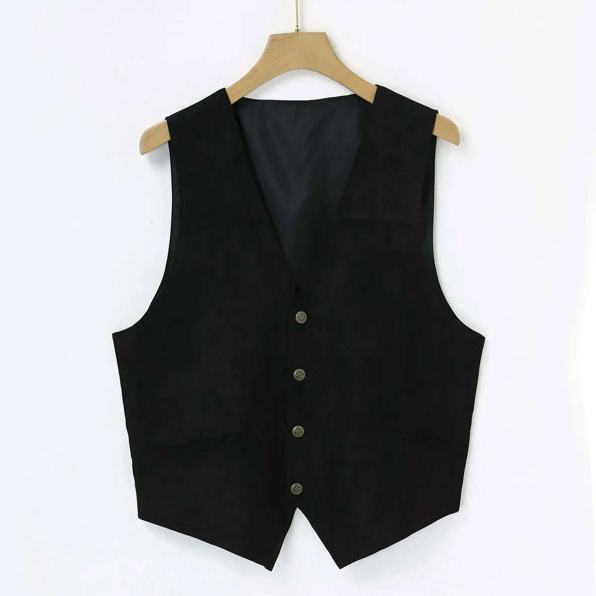 Leather Men's Vests - brown - Cowboy Outpost