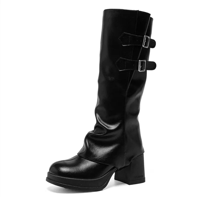 Aiyuqi Cowboy Boots - Beige - Cowboy Outpost