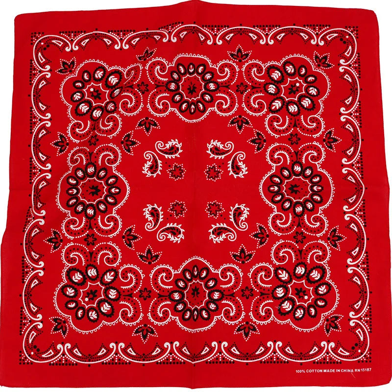 Cotton Red Bandana - Cowboy Outpost