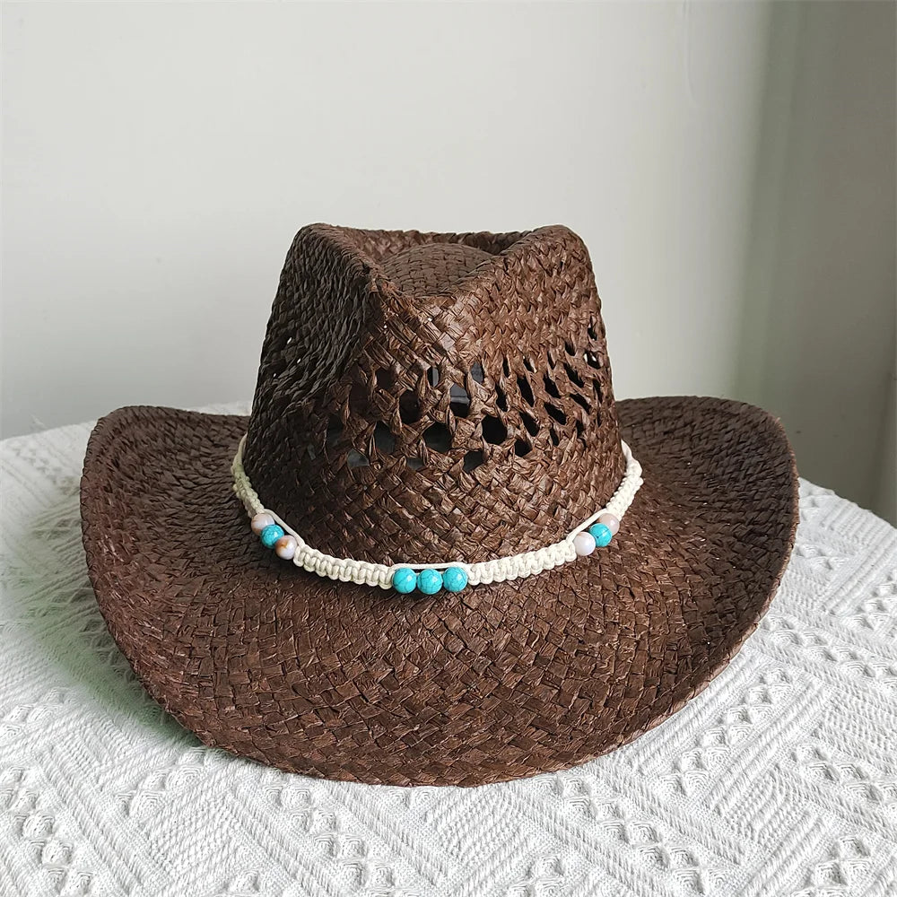 Straw Men's Cowboy Hat - 01 - Cowboy Outpost