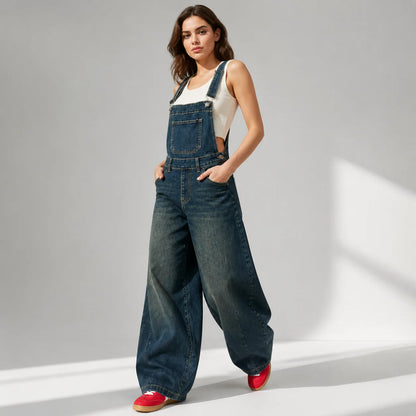 Vintage Overalls - Blue - Blue - Cowboy Outpost