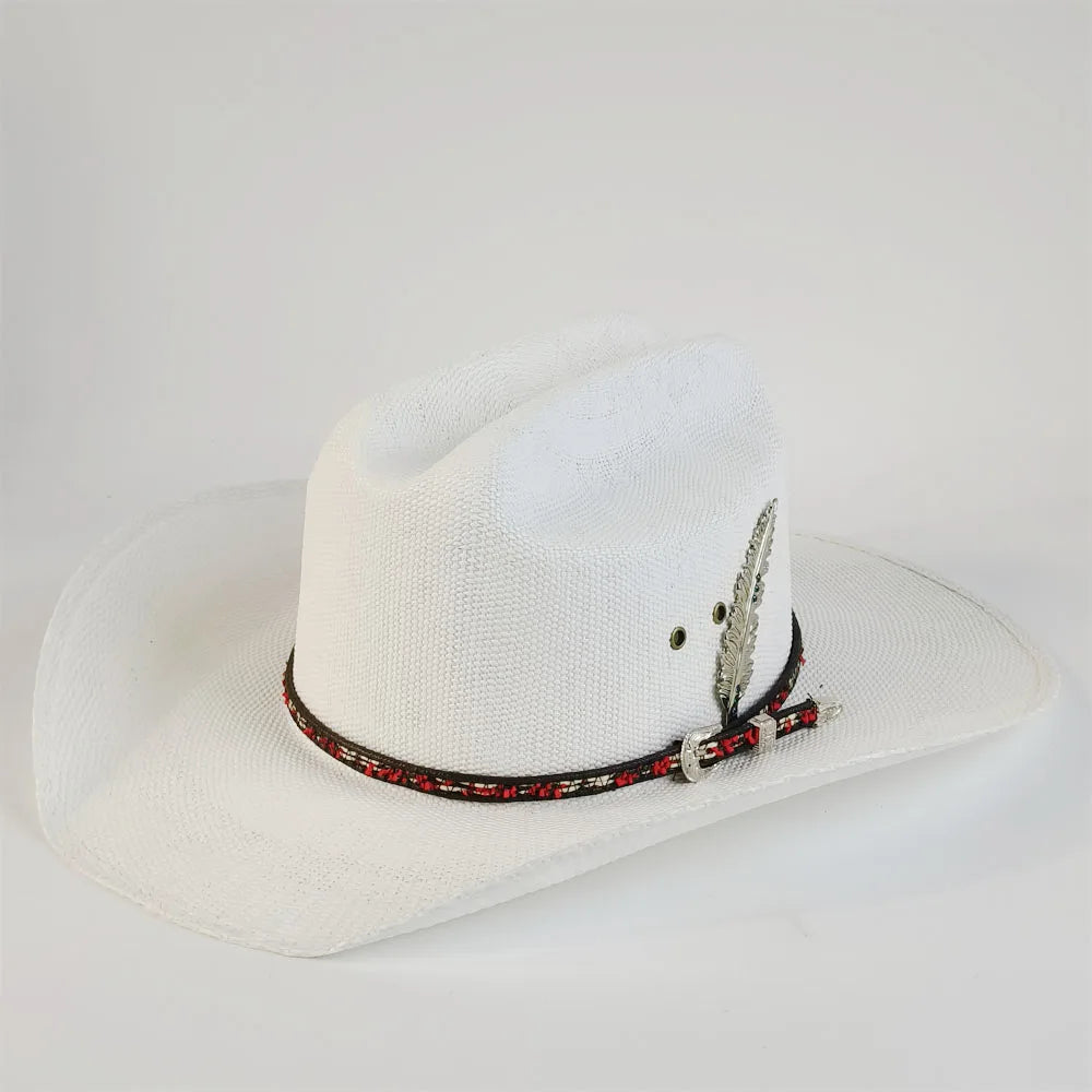 Straw Stiff Cowboy Hat - Cowboy Outpost