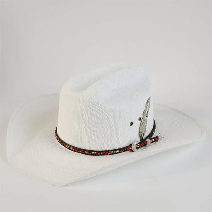 Straw Stiff Cowboy Hat - Cowboy Outpost