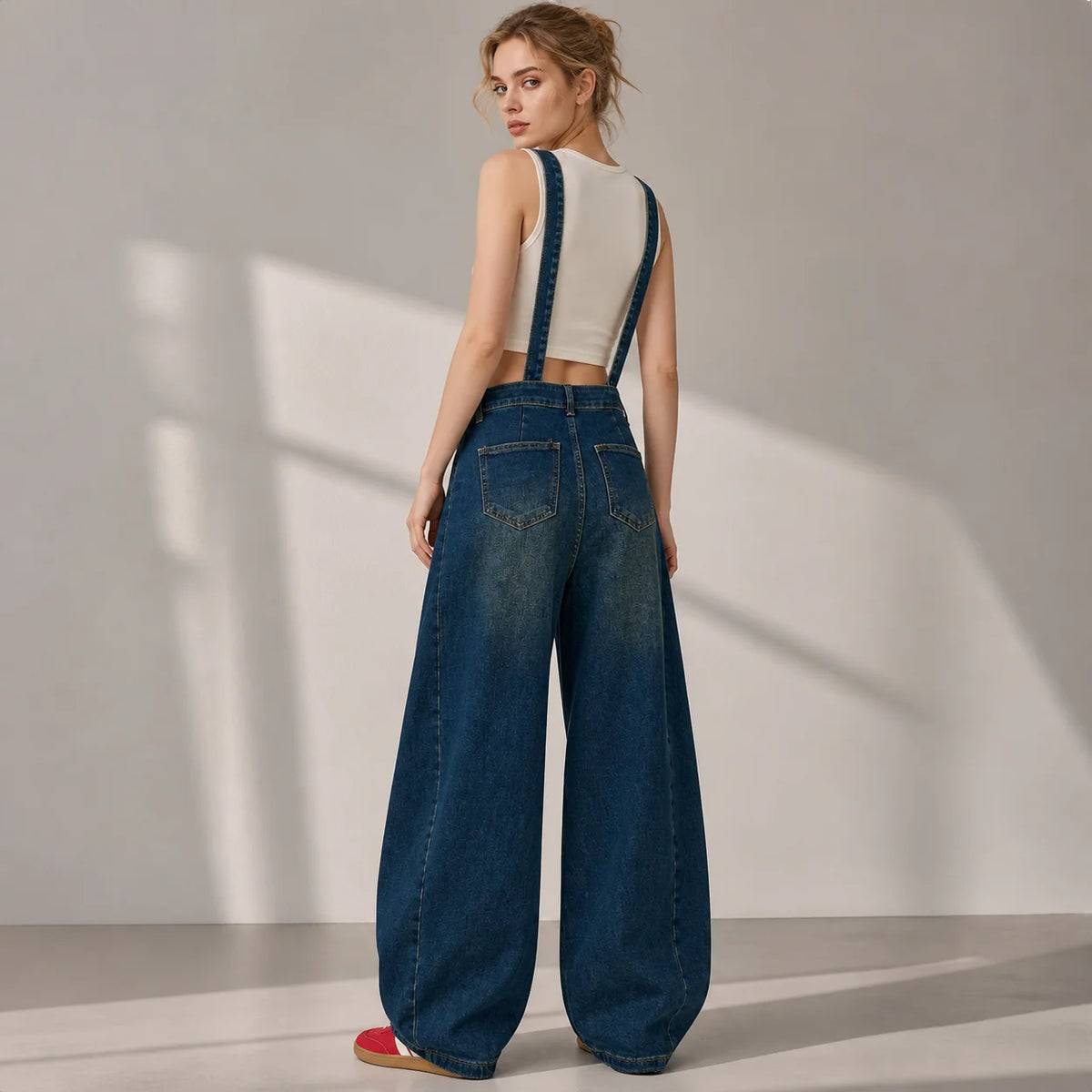 Vintage Overalls - Blue - Blue - Cowboy Outpost
