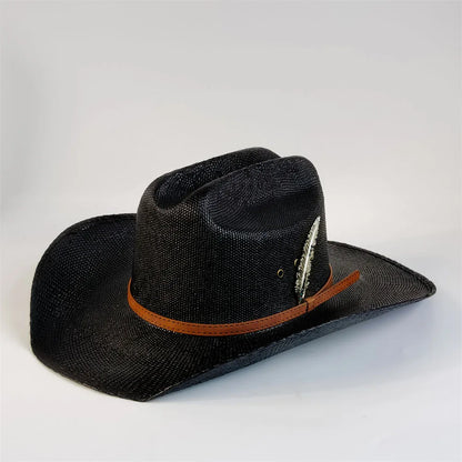 Straw Stiff Cowboy Hat - Cowboy Outpost