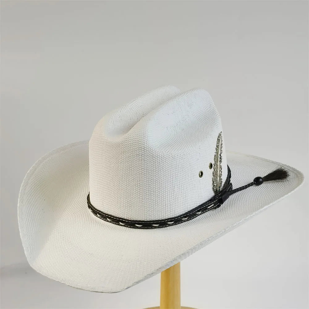 Straw Stiff Cowboy Hat - 5 - Cowboy Outpost