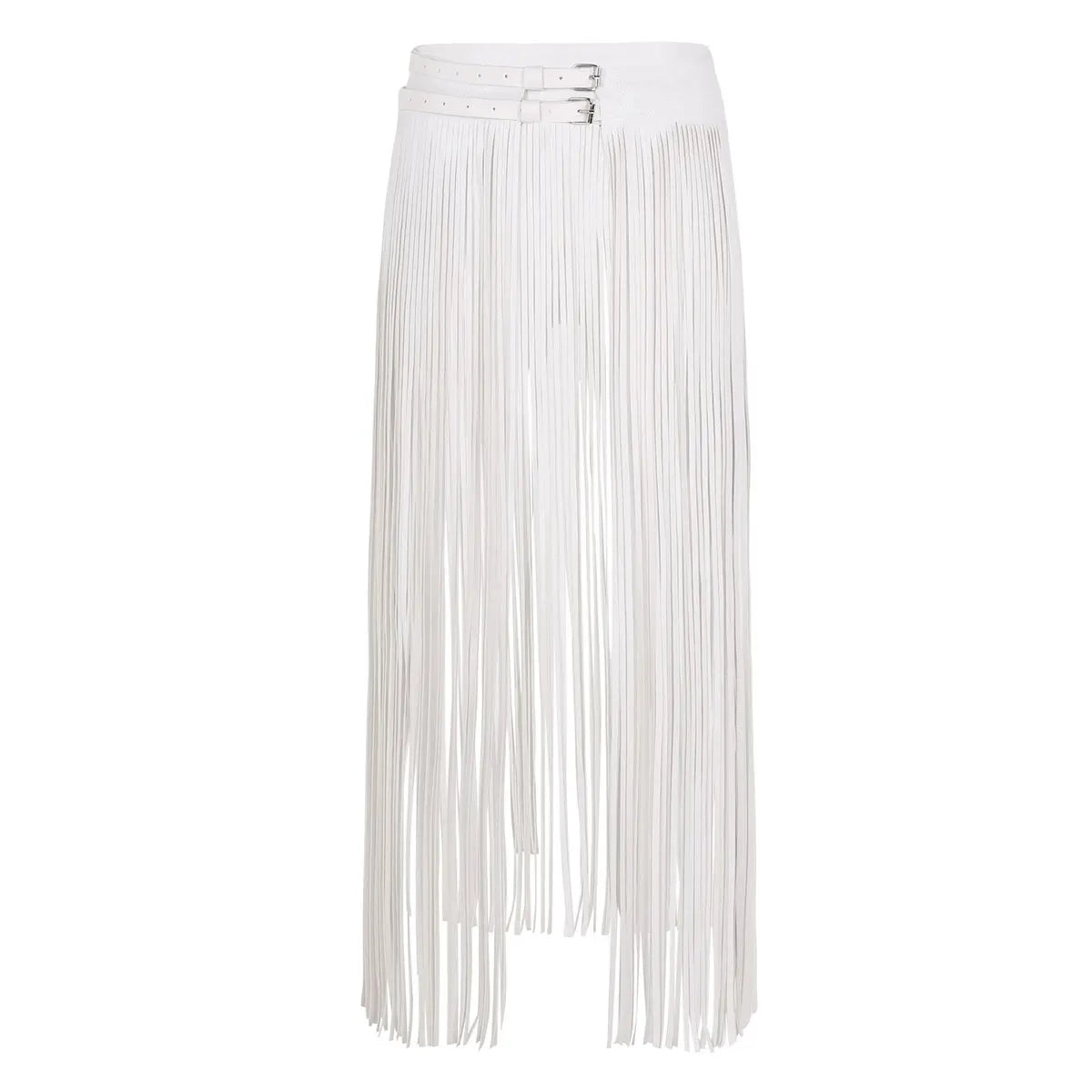 Leather Fringe Belt - Cowboy Outpost
