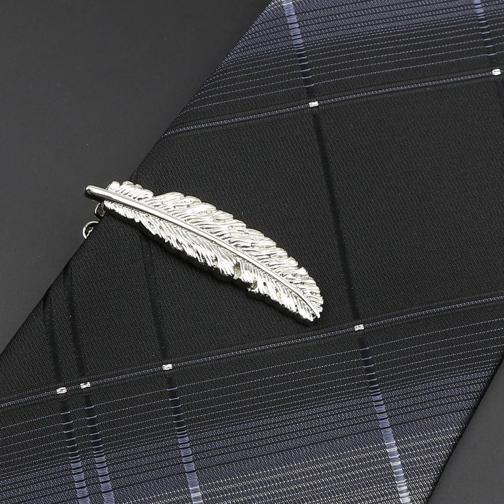 Chrome Tie Clip - Cowboy Outpost