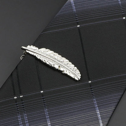 Chrome Tie Clip - Cowboy Outpost