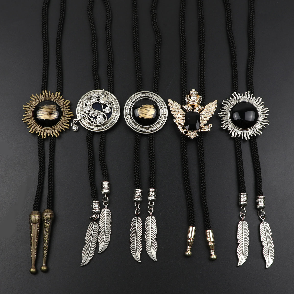Retro Bolo Tie - 3 - Cowboy Outpost