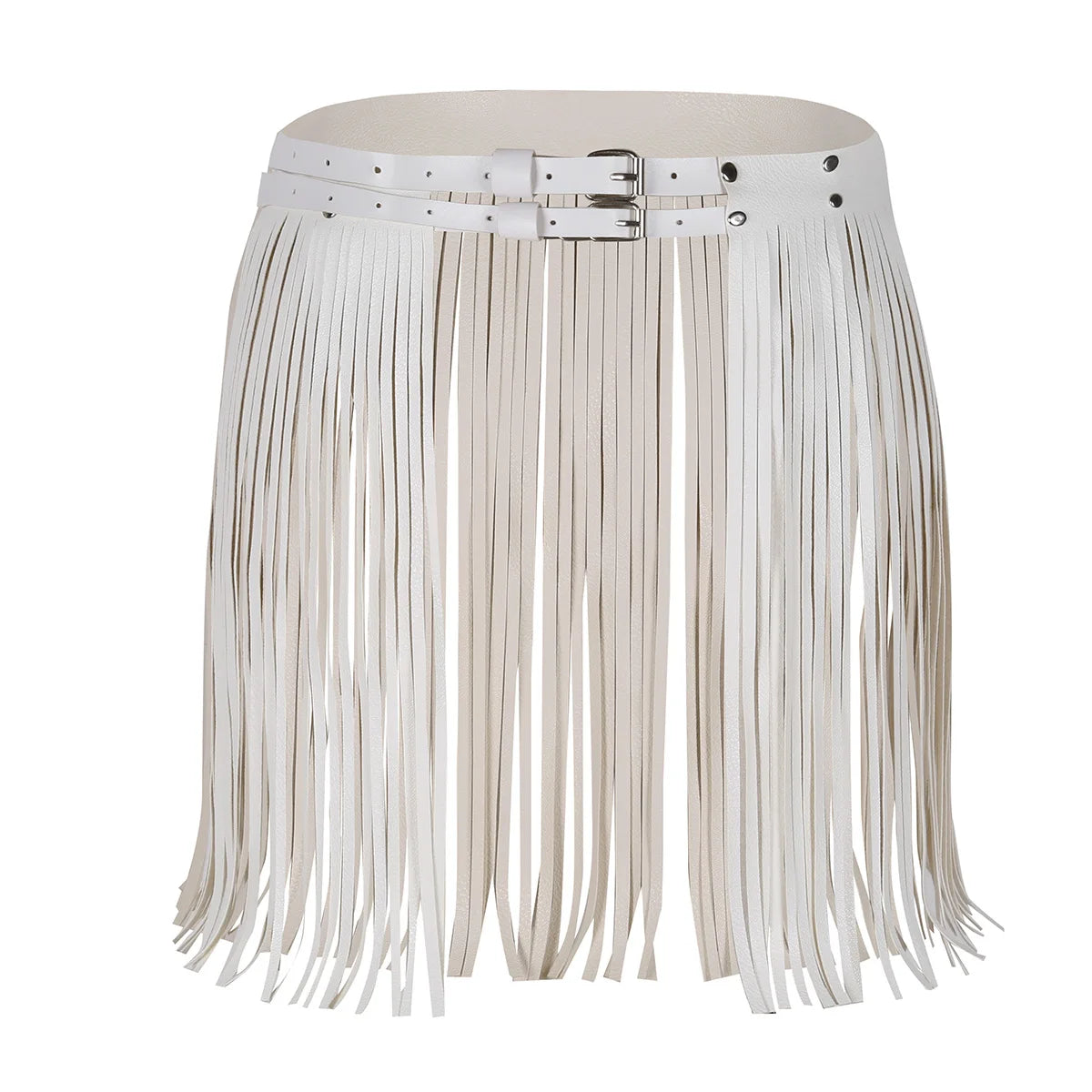 Leather Fringe Belt - Cowboy Outpost