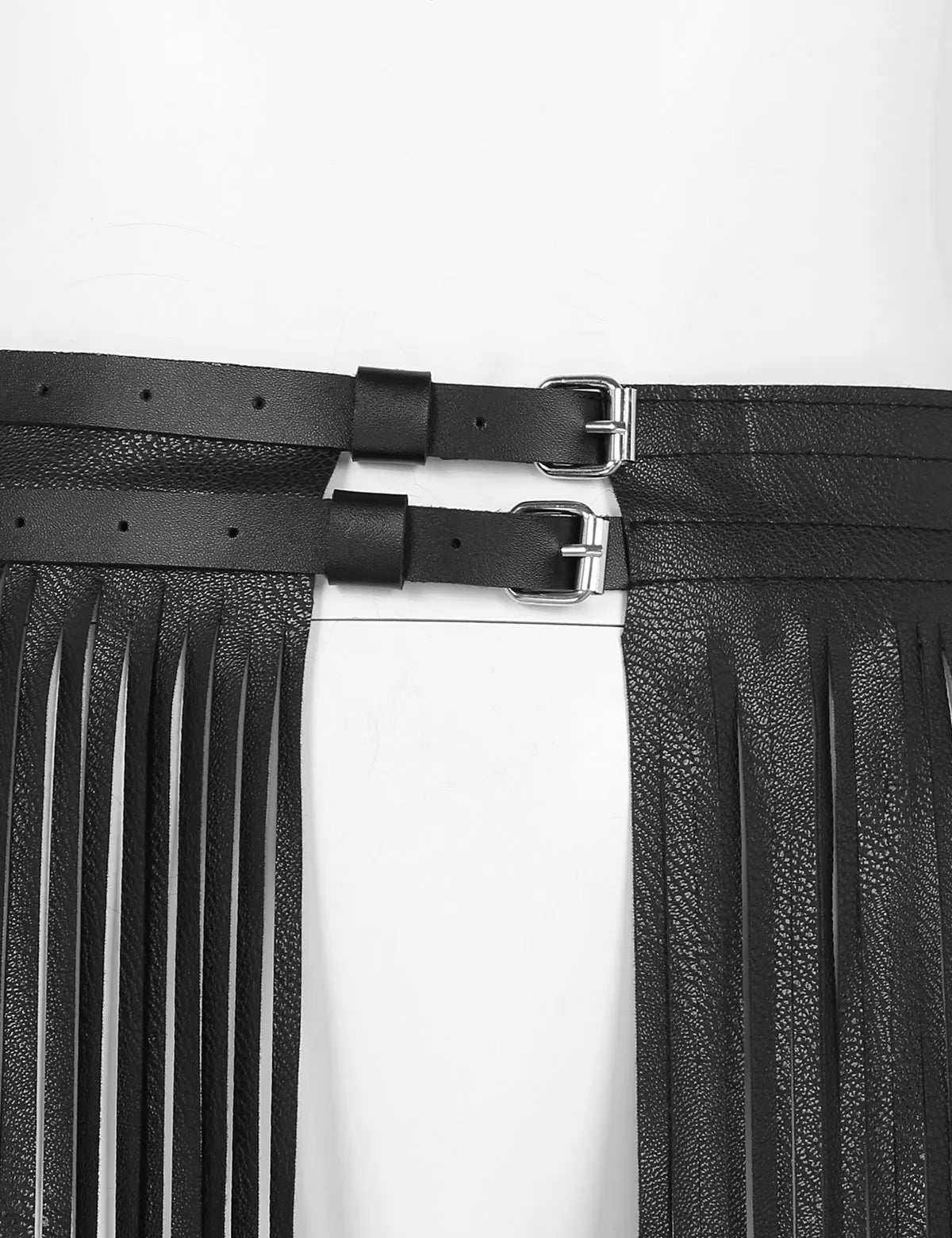Leather Fringe Belt - Cowboy Outpost