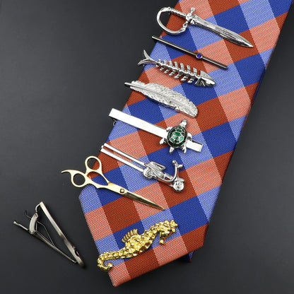 Chrome Tie Clip - 5 - Cowboy Outpost
