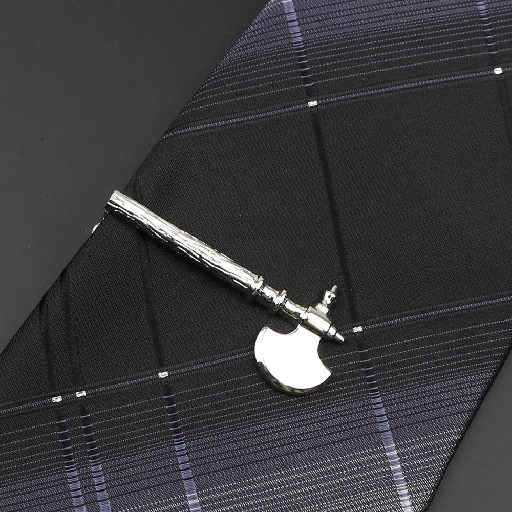 Chrome Tie Clip - Cowboy Outpost