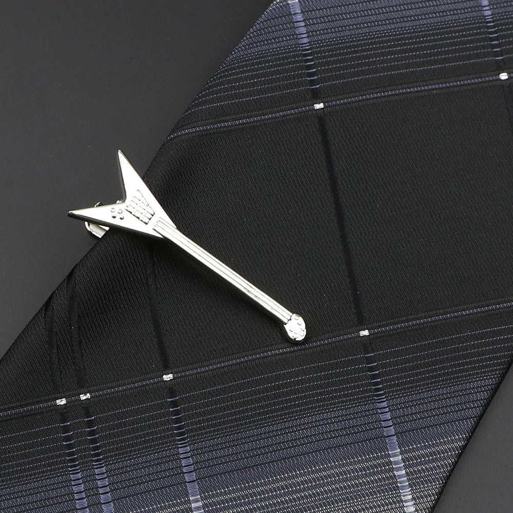 Chrome Tie Clip - 17 - Cowboy Outpost