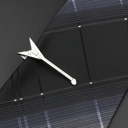 Chrome Tie Clip - 17 - Cowboy Outpost