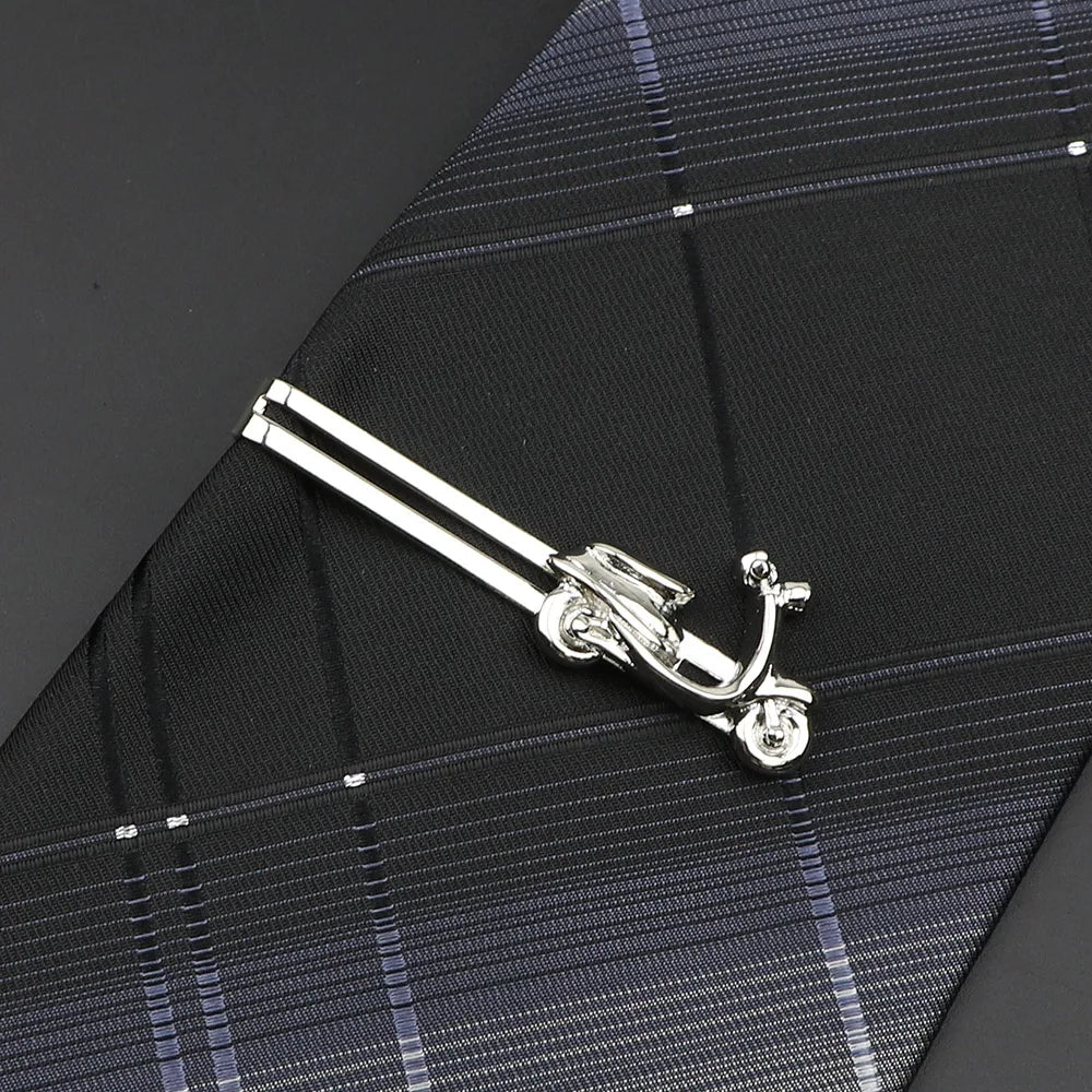 Chrome Tie Clip - Cowboy Outpost