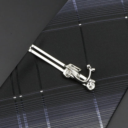 Chrome Tie Clip - Cowboy Outpost