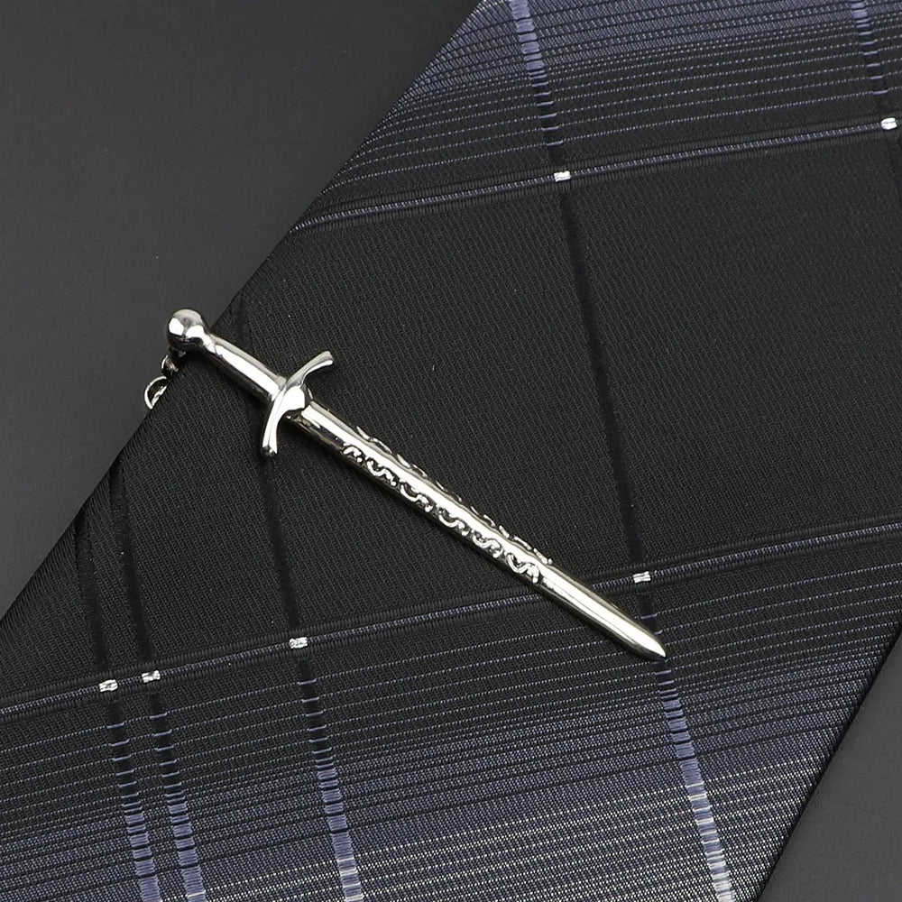 Chrome Tie Clip - 24 - Cowboy Outpost