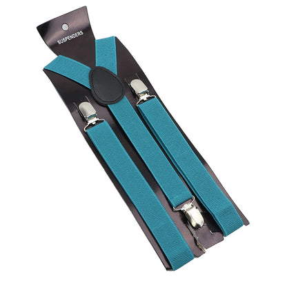 Elastic Leather Suspenders - Cowboy Outpost