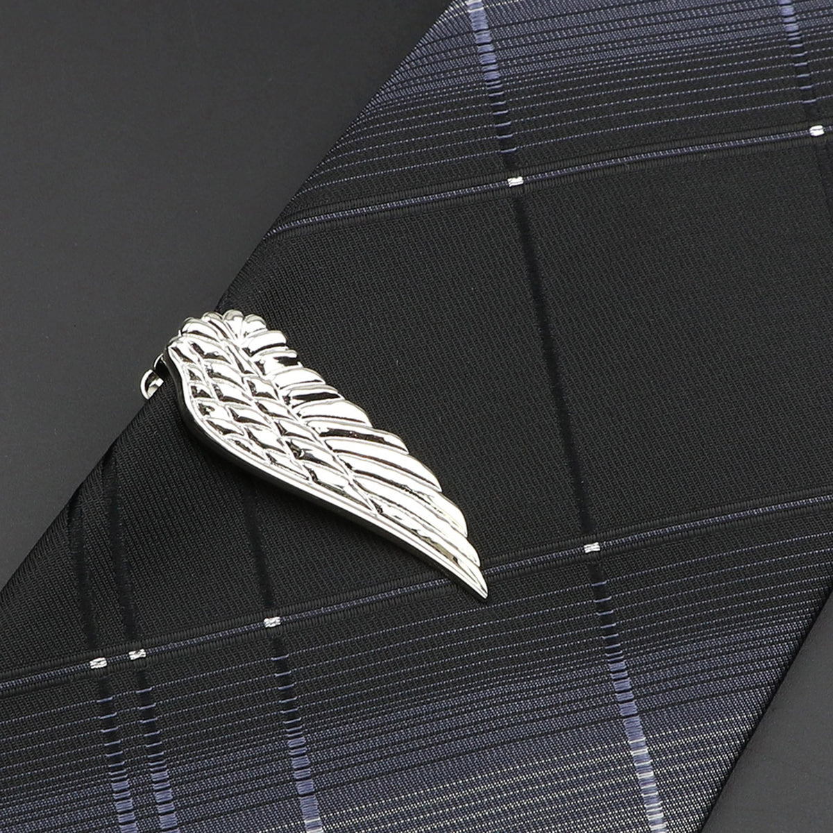 Chrome Tie Clip - 1 - Cowboy Outpost