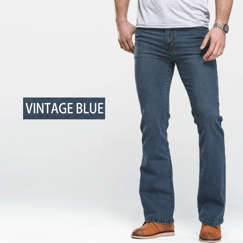 Jeans - Stretch Classic Blue - Stretch Deep Blue - Cowboy Outpost