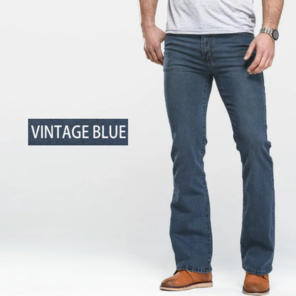 Jeans - Stretch Classic Blue - Stretch Deep Blue - Cowboy Outpost