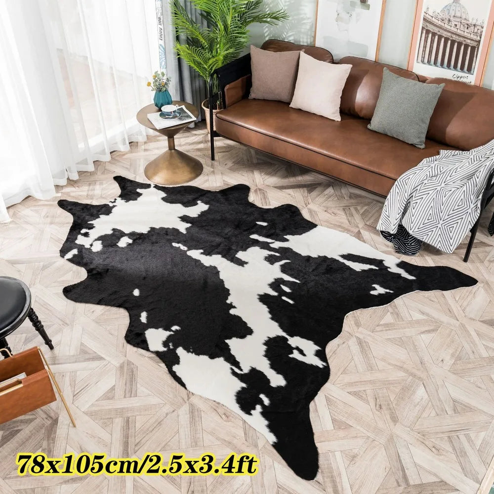 Leather Animal Cowhide Rug - deer - Cowboy Outpost