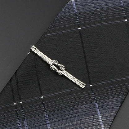 Chrome Tie Clip - 10 - Cowboy Outpost