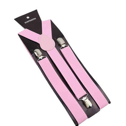 Elastic Leather Suspenders - Cowboy Outpost