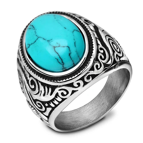 Jewelry Turquoise Rings Ring - green - Cowboy Outpost