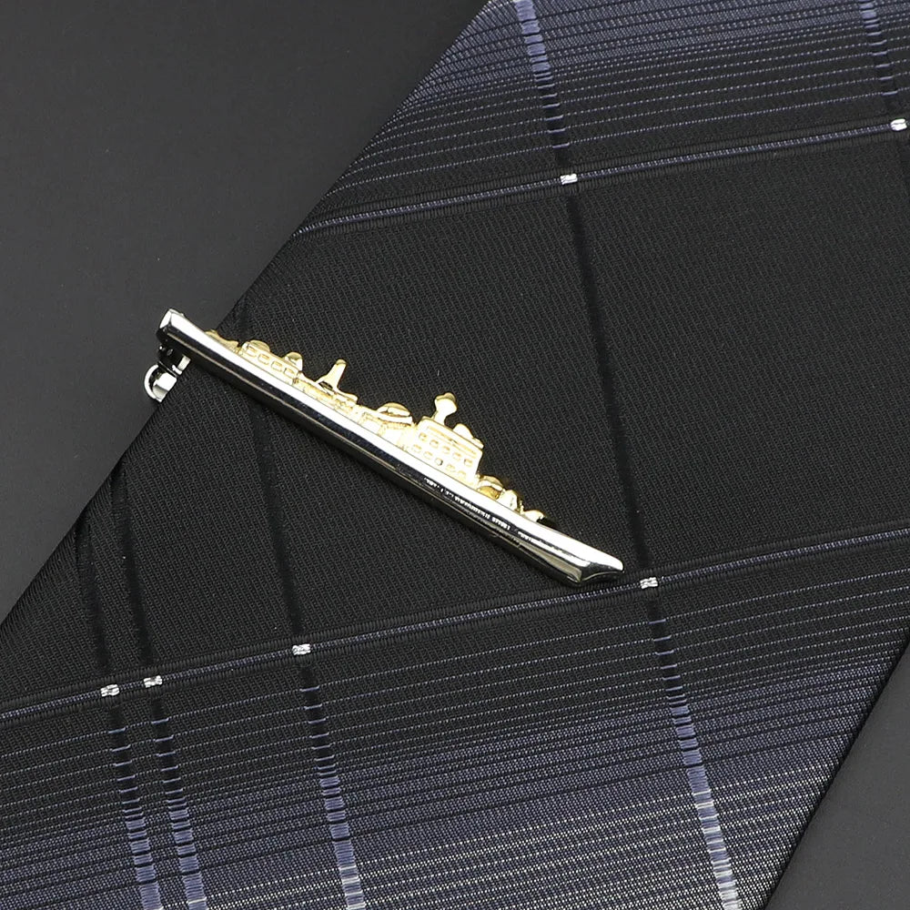 Chrome Tie Clip - Cowboy Outpost