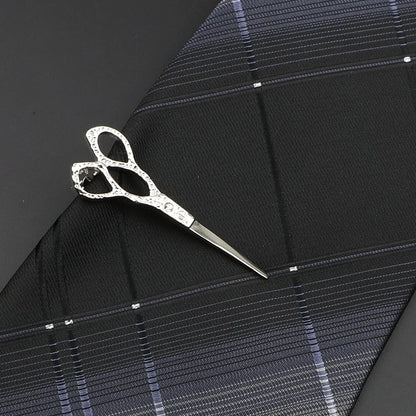 Chrome Tie Clip - 25 - Cowboy Outpost