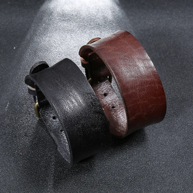 Cowhide Cuff Bracelet - Cowboy Outpost