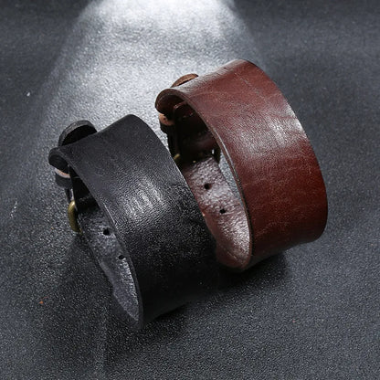 Cowhide Cuff Bracelet - Cowboy Outpost