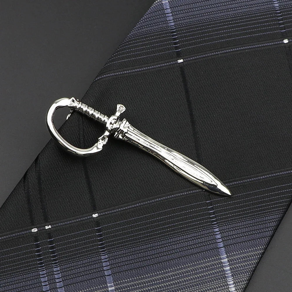 Chrome Tie Clip - Cowboy Outpost