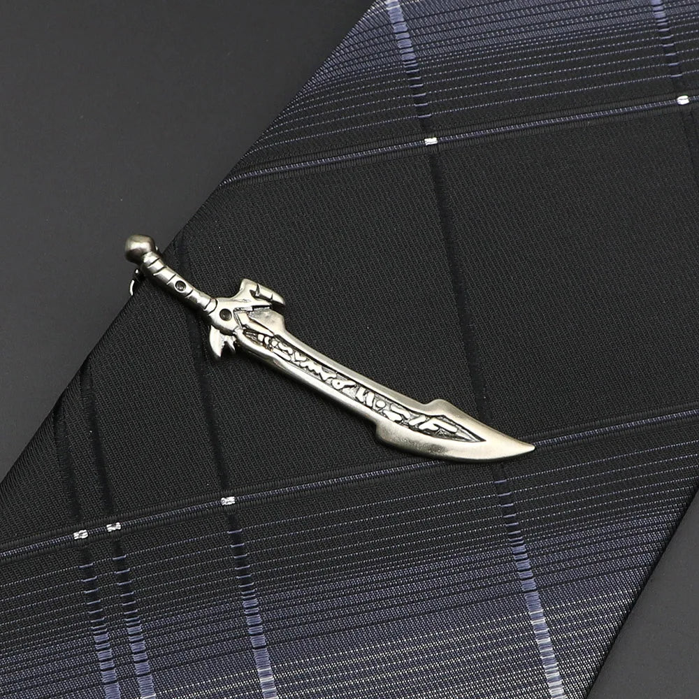 Chrome Tie Clip - 12 - Cowboy Outpost