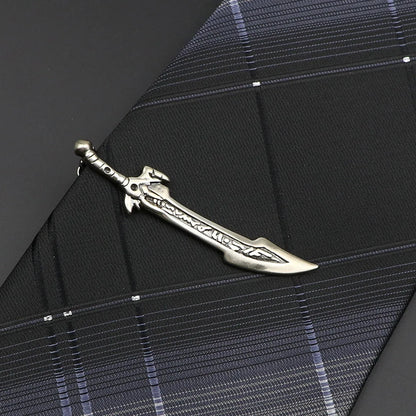 Chrome Tie Clip - 12 - Cowboy Outpost