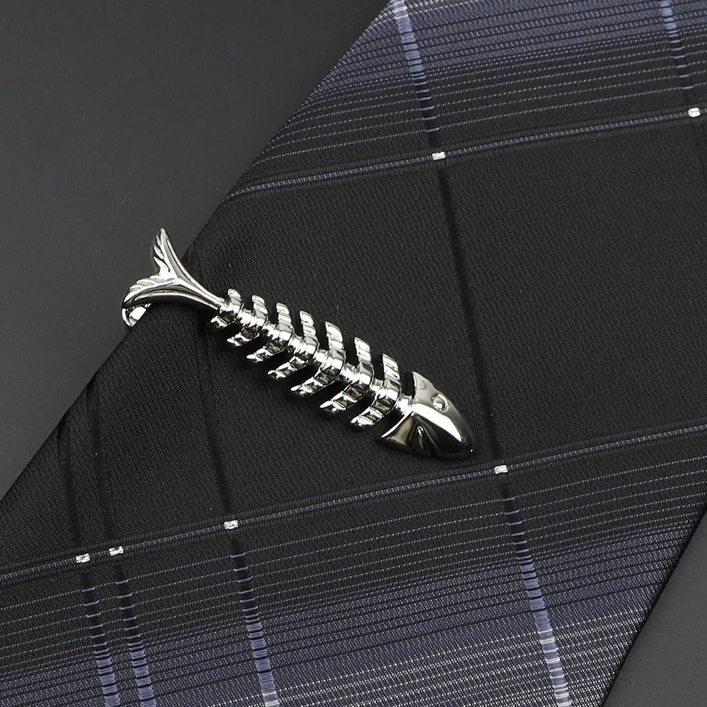 Chrome Tie Clip - 9 - Cowboy Outpost