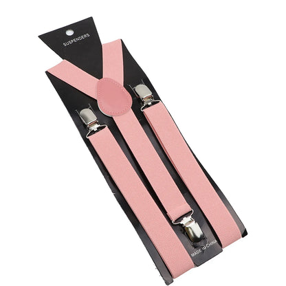 Elastic Leather Suspenders - Cowboy Outpost