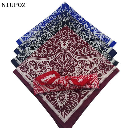 Cotton Foulard Bandana - Red - Cowboy Outpost