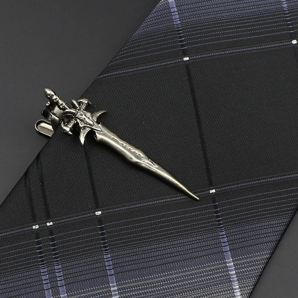 Chrome Tie Clip - 19 - Cowboy Outpost