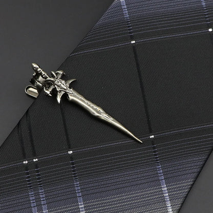 Chrome Tie Clip - 19 - Cowboy Outpost