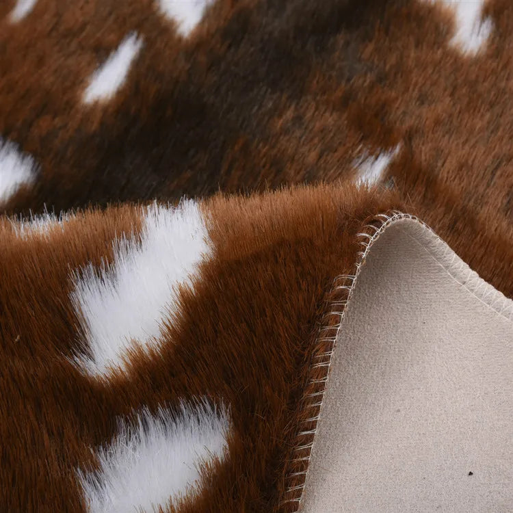 Leather Faux Cowhide Rug - Cowboy Outpost