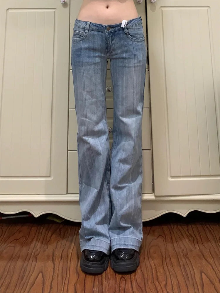 Bootcut Flare Jeans - Blue - Cowboy Outpost