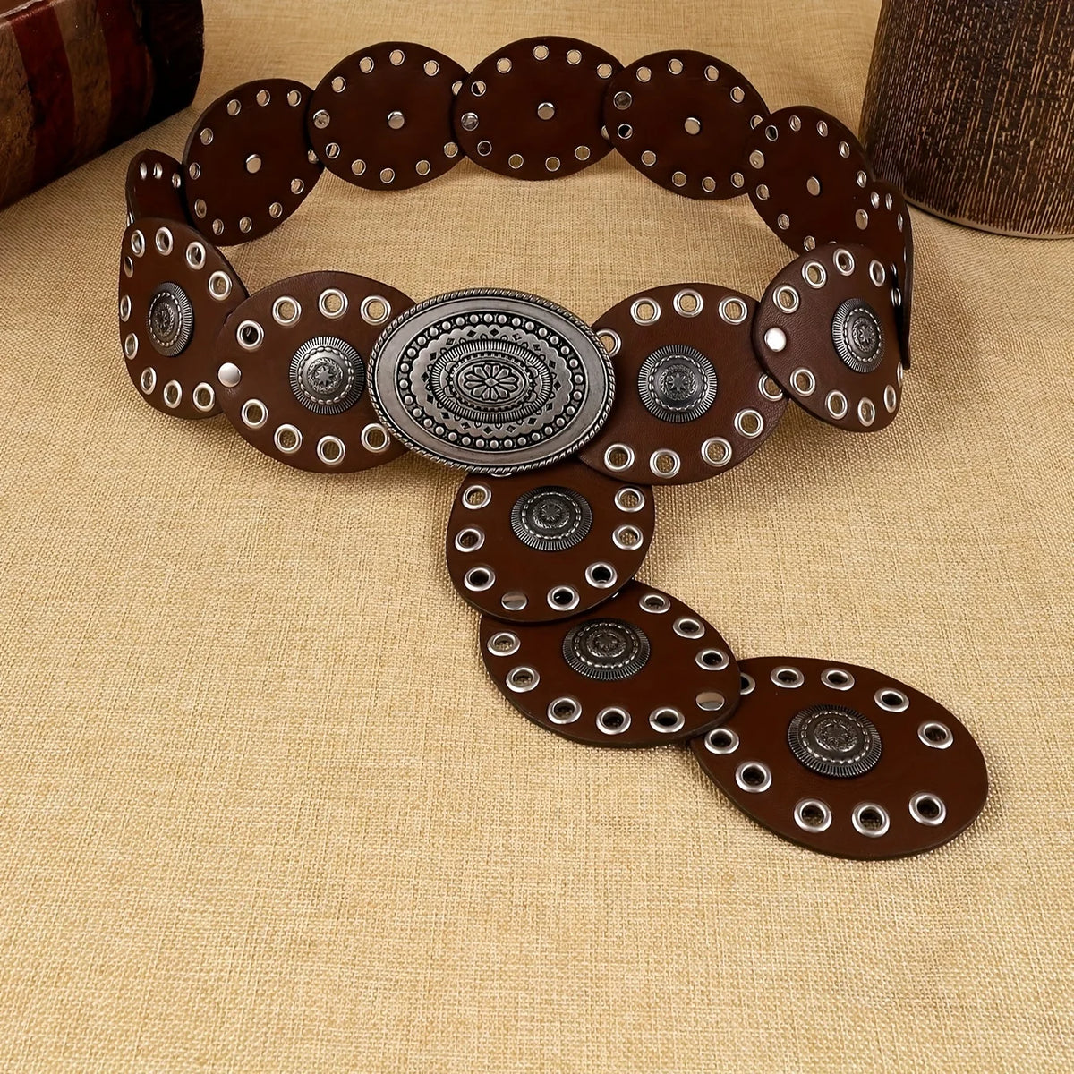 Floral Western Belt - WHITE - Cowboy Outpost