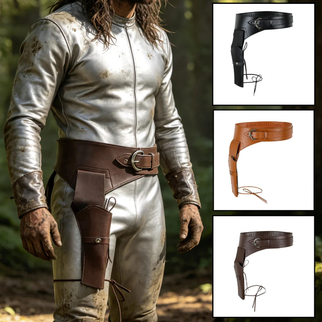 Leather Uyee Belt - StyleC - Cowboy Outpost