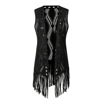 Suede Hollow Vests - B - Cowboy Outpost