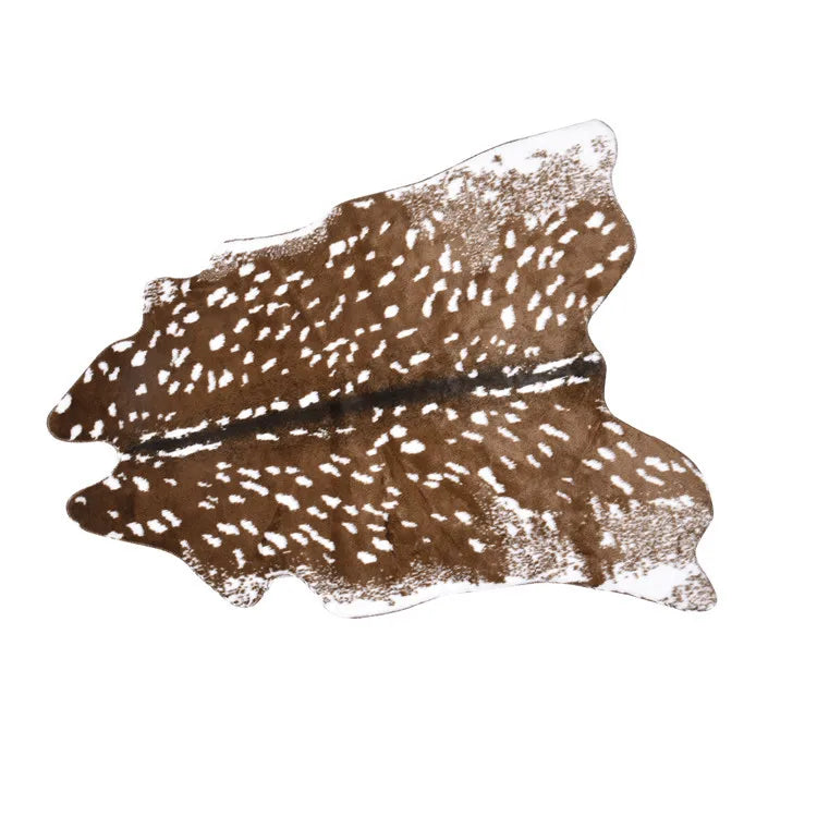 Leather Faux Cowhide Rug - Cowboy Outpost