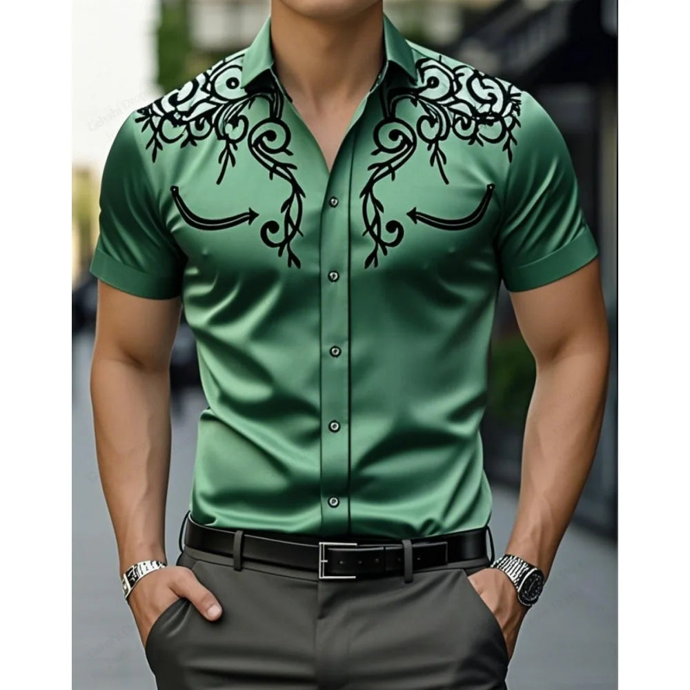 Summer Shirt - CSS004TZ - Cowboy Outpost